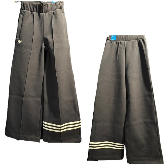 Adidas 3-Stripes Hoodie and Wide Leg Track Pants NEW - Picture 8 of 16